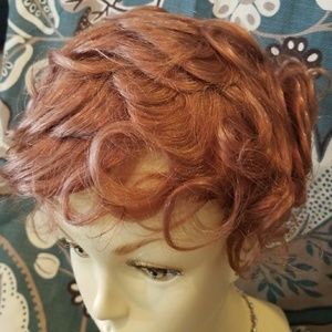 Color #30 medium strawberry blond topper human